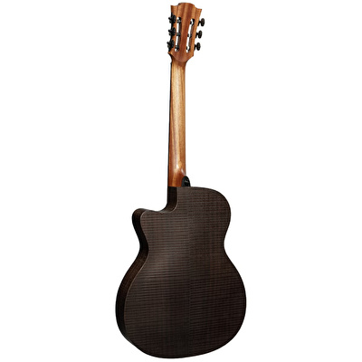Lag SAUVAGE-N-ASCE Naylon Auditorium Slim Cutaway Elektro Klasik Gitar